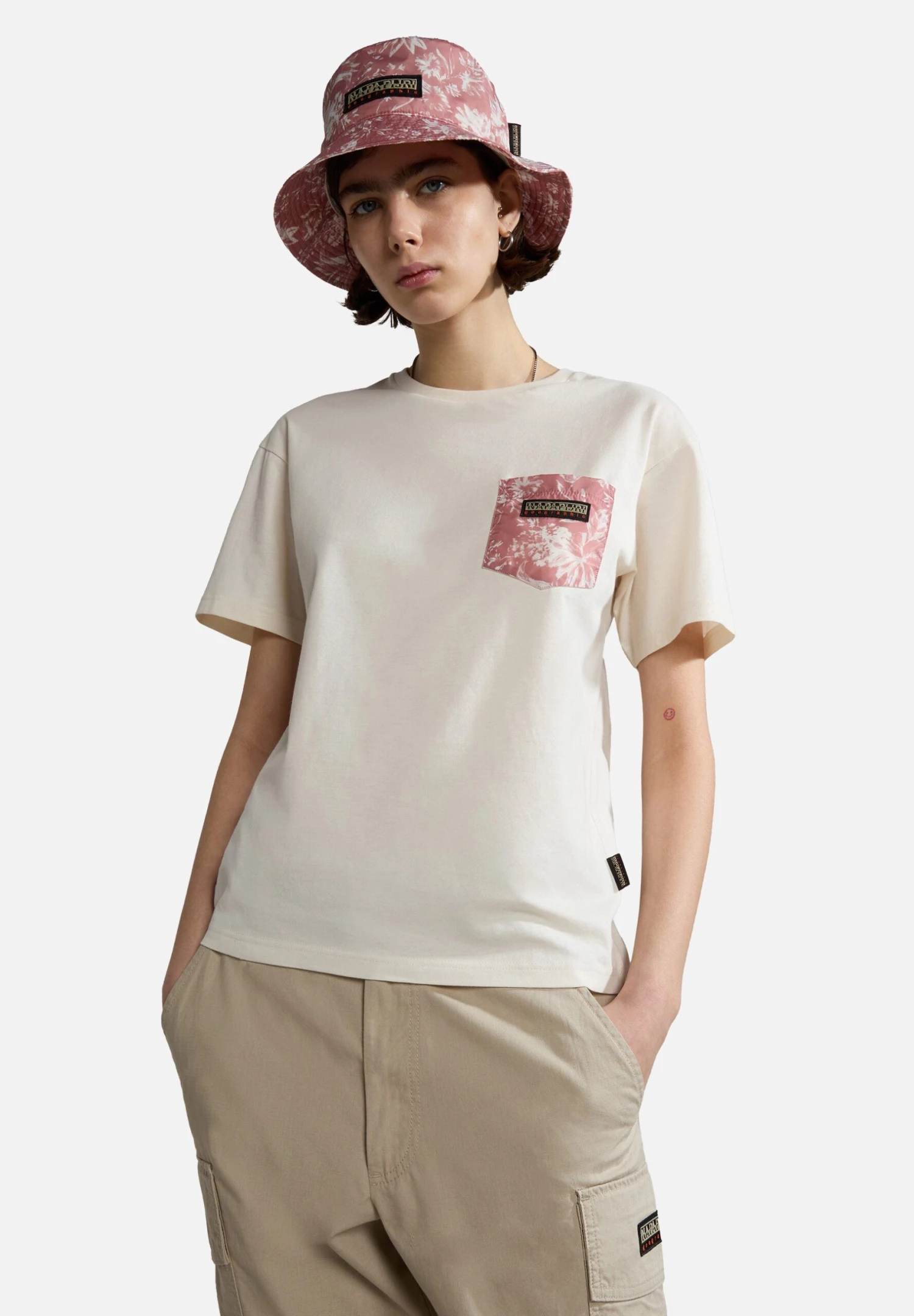 Napapijri Candolle - T-Shirt Imprimé - Whitecap Gray 1 Napapijri Candolle - T-Shirt Imprimé - Whitecap Gray