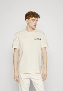 Napapijri Unisex - T-Shirt Imprimé - White -Napapijri 0a8f575ded9348d4aaf24bfe33532efa