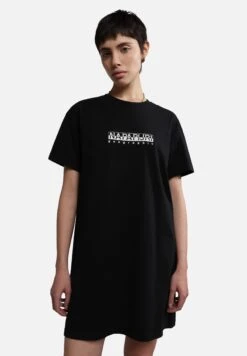 Napapijri Box Long - T-Shirt Imprimé - Black