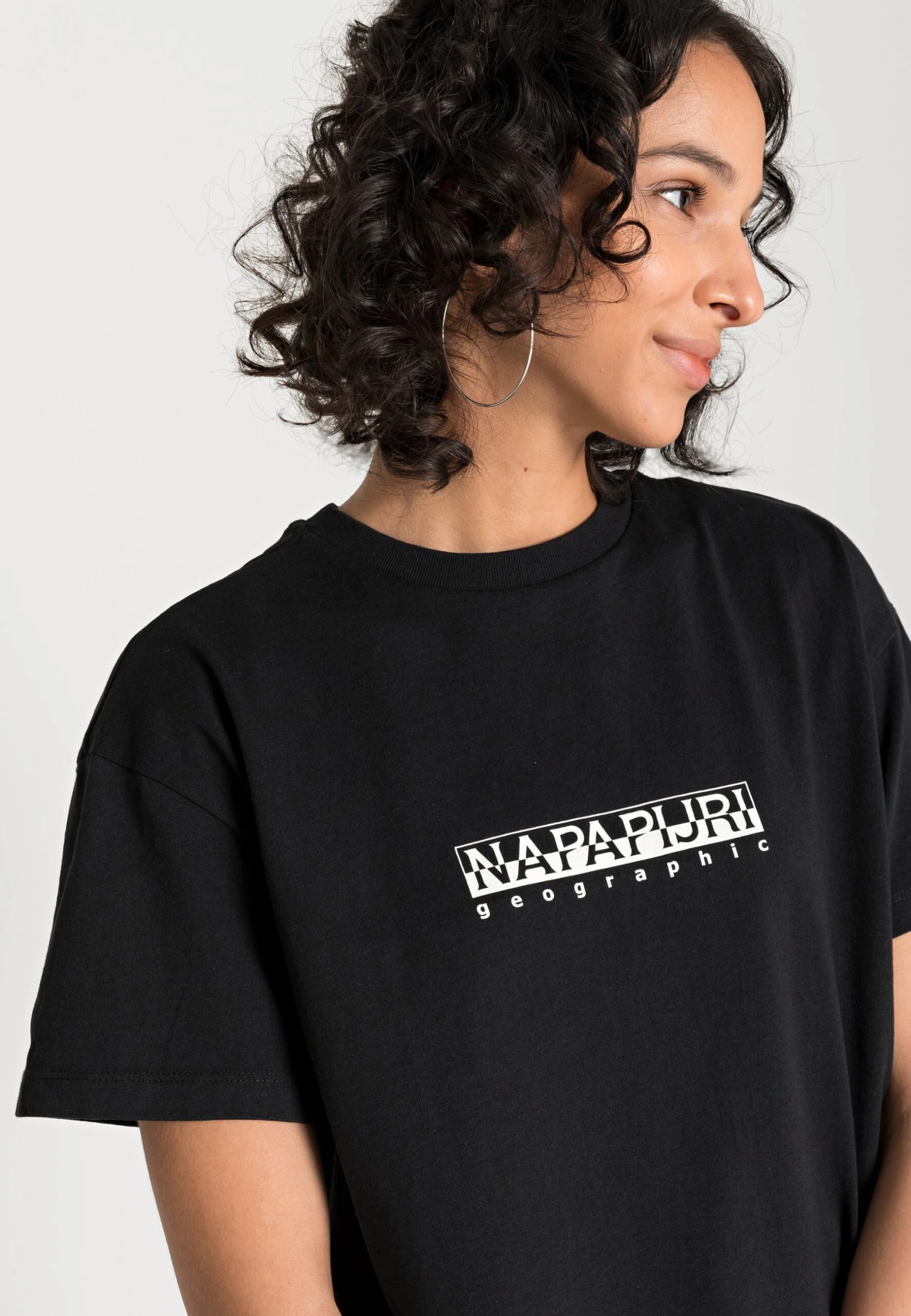 Napapijri Box Crop - T-Shirt Imprimé - Black 5 Napapijri Box Crop - T-Shirt Imprimé - Black – Image 5