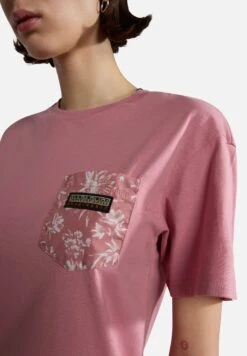 Napapijri Candolle - T-Shirt Imprimé - Pink Lulu -Napapijri 12e265c8d49a44cabb642ce909846fc9