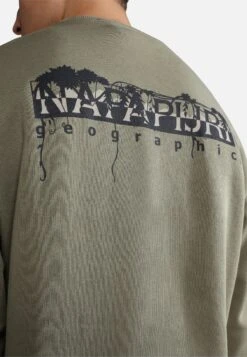 Napapijri Napo Unisex - Sweatshirt - Green Lichen -Napapijri 1f328bad983d4d2e902916e48fc997f4