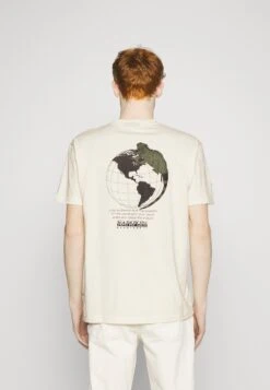 Napapijri Unisex - T-Shirt Imprimé - White