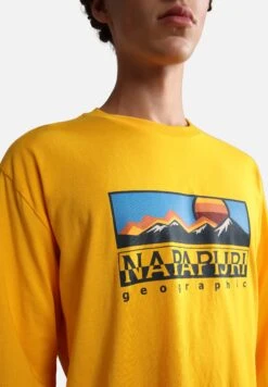 Napapijri Freestyle - T-Shirt À Manches Longues - Yellow Ray -Napapijri 29f364561eb042919b35f6b4739a7a04