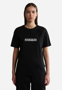 Napapijri S-Box W Ss - T-Shirt Imprimé - Black