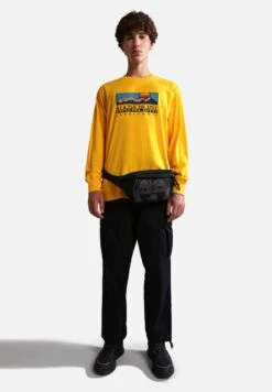 Napapijri Freestyle - T-Shirt À Manches Longues - Yellow Ray -Napapijri 2e46a2e2de1c4b488c49e8bac93df966