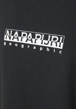 Napapijri Box Long - T-Shirt Imprimé - Black -Napapijri 3019b5d5192e4b7ca970405406e2500b