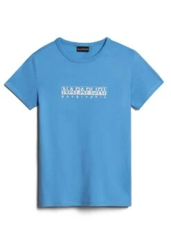 Napapijri S-Box - T-Shirt Imprimé - Blue Azure B2C -Napapijri 315b982e7e6f4ef99799a16e6251e467