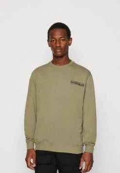 Napapijri Napo Unisex - Sweatshirt - Green Lichen -Napapijri 31aceb194bec4ffd8a28be13f96295d9