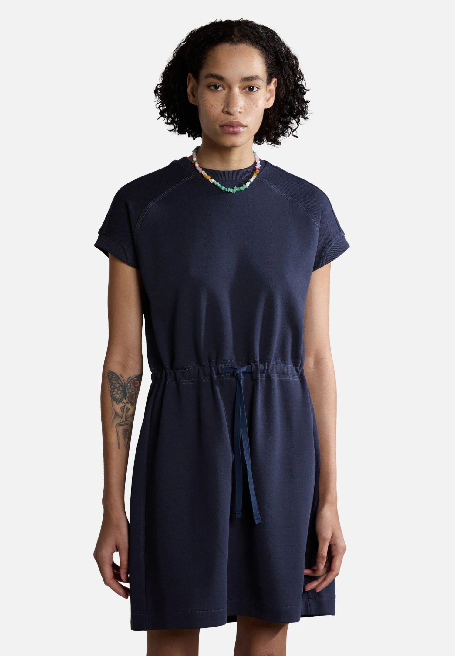 Napapijri Loja - Robe En Jersey - Blu Marine 1 Napapijri Loja - Robe En Jersey - Blu Marine