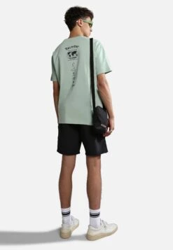 Napapijri Paradise - T-Shirt Imprimé - Green Frost G1E -Napapijri 39fdd4d276e74088a17a608229fed523