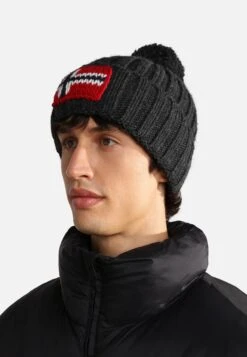 Napapijri Semiury - Bonnet - Dark Grey Melange