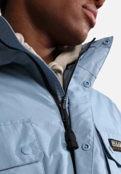 Napapijri Huimbi - Parka - Blue Faded B2B -Napapijri 3a110e4a5f7e471b80df5a6fa1b67b45