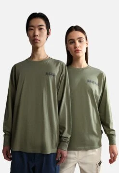 Napapijri S-Telemark Ls - T-Shirt À Manches Longues - Green Lichen