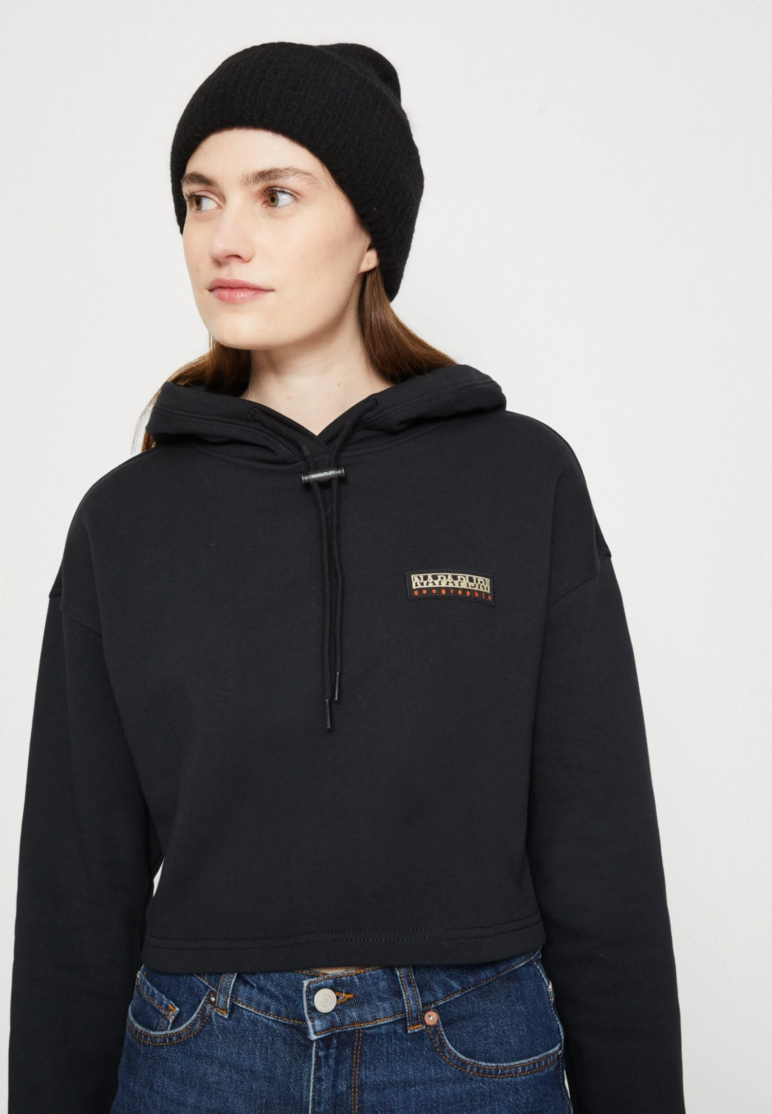 Napapijri Cenepa Crop - Sweatshirt - Black 4 Napapijri Cenepa Crop - Sweatshirt - Black â Image 4