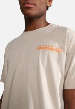 Napapijri S-Pajas Ss - T-Shirt Imprimé - Humus Beige -Napapijri 491c54c841014e38a6fa118e62673e03