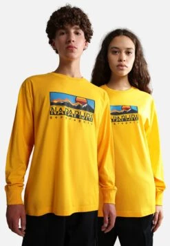 Napapijri Freestyle - T-Shirt À Manches Longues - Yellow Ray