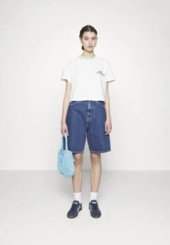 Napapijri Chira Crop - T-Shirt Imprimé - Bright White -Napapijri 533b17a9249649318e534563b1bb2b31