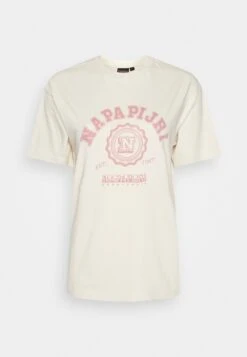 Napapijri Moreno - T-Shirt Imprimé - Whitecap Gray