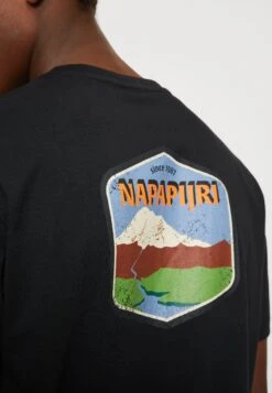 Napapijri Bolivar Unisex - T-Shirt Imprimé - Black -Napapijri 5dc410f166024474a94f27769ed3f933