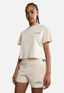 Napapijri S-Morgex W - T-Shirt Basique - Whitecap Gray