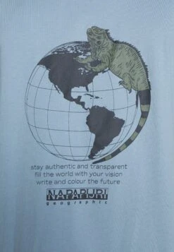 Napapijri Unisex - T-Shirt Imprimé - Blue -Napapijri 622c606f78a24978b70881f31866b832