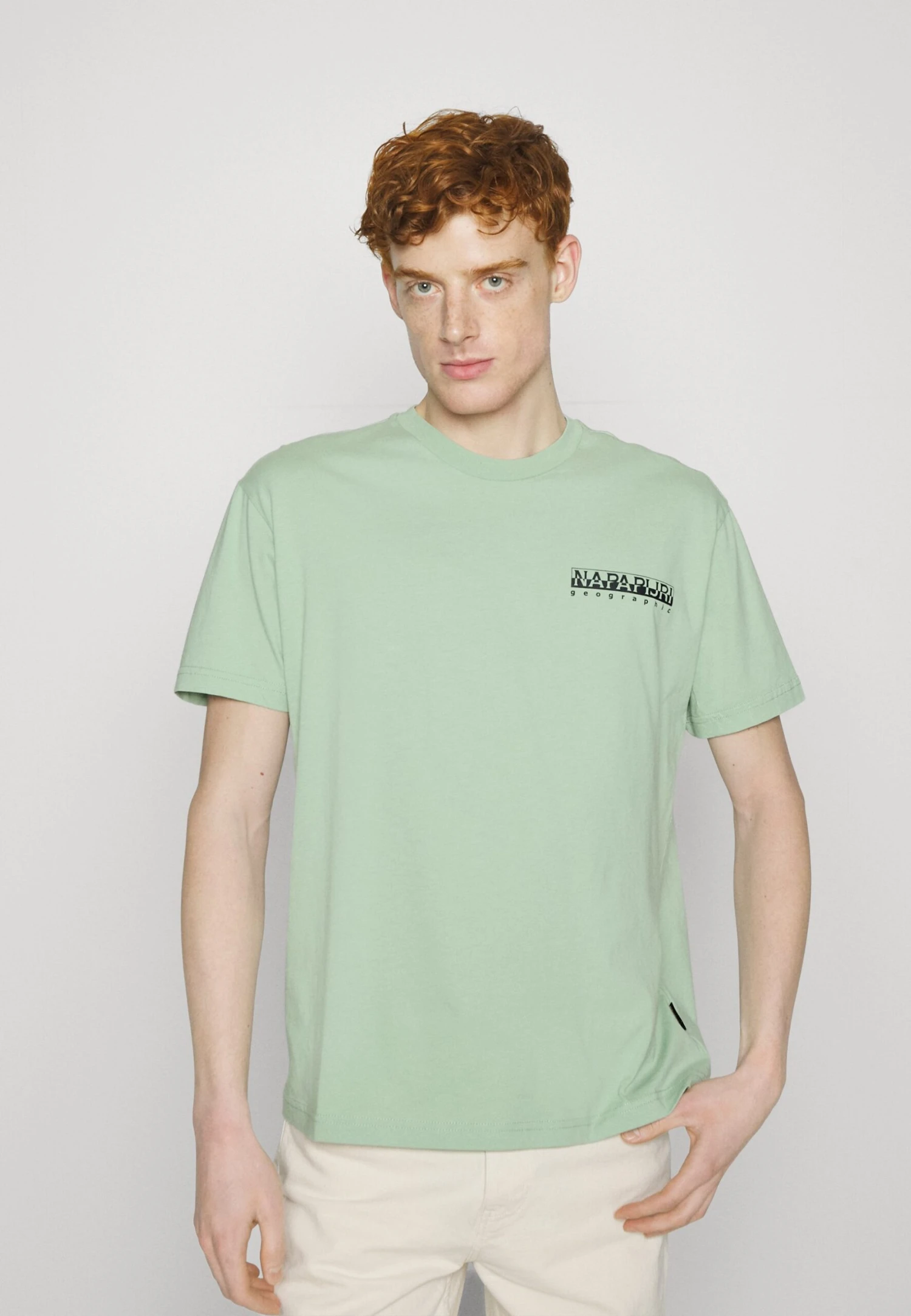 Napapijri Unisex - T-Shirt Imprimé - Green 4 Napapijri Unisex - T-Shirt Imprimé - Green – Image 4