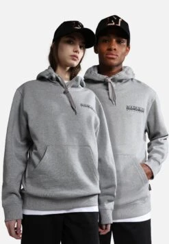 Napapijri Quito Unisex - Sweat À Capuche - Medium Grey Melange
