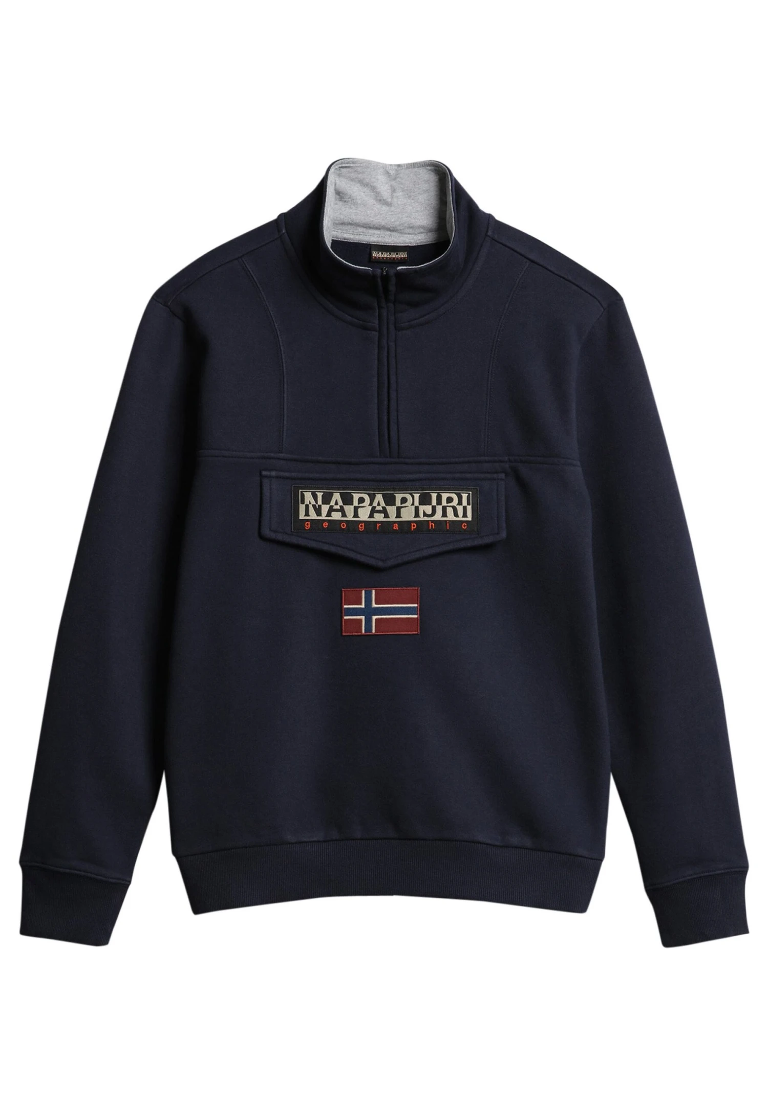 Napapijri Burgee Zip - Sweatshirt - Blu Marine 6 Napapijri Burgee Zip - Sweatshirt - Blu Marine – Image 6