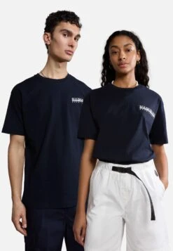 Napapijri Paradise - T-Shirt Imprimé - Blu Marine