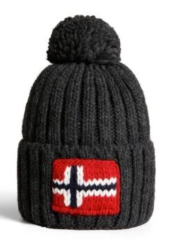 Napapijri Semiury - Bonnet - Dark Grey Melange -Napapijri 6ca10ff0e66e496895c59d4cc2728c6b