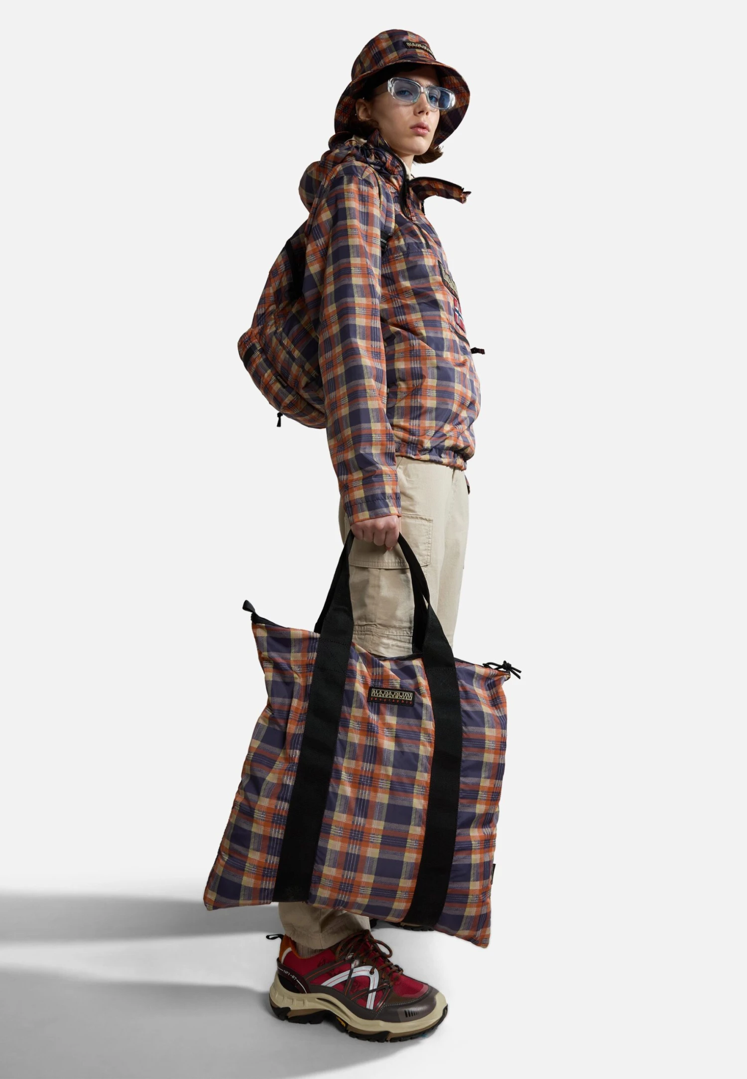 Napapijri Adanson - Cabas - Check Blue Cab 2 Napapijri Adanson - Cabas - Check Blue Cab – Image 2