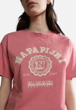 Napapijri Moreno - T-Shirt Imprimé - Pink Lulu -Napapijri 76ebd6dc1be248cf99d3bbacf8856c25
