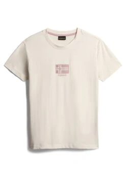 Napapijri Ibarra - T-Shirt Imprimé - White Whisper -Napapijri 773ce5a49f6841a3af20c1bd4449a915