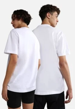 Napapijri S-Pajas Ss - T-Shirt Imprimé - Bright White -Napapijri 7e2334846a9542fdaa3ac9d51e72071f