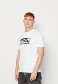 Napapijri S-Quito Ss - T-Shirt Imprimé - Bright White -Napapijri 7e93fa90d0ca4a26b390374f5d61e3f4