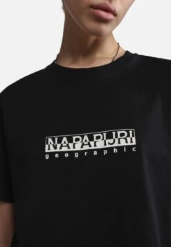 Napapijri Box Long - T-Shirt Imprimé - Black -Napapijri 825907a762a8445a8b98cab4e17d5280