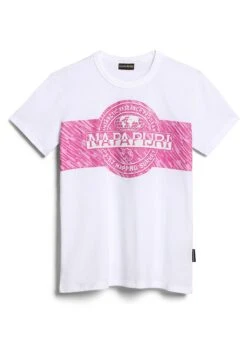 Napapijri Pinzon - T-Shirt Imprimé - Bright White -Napapijri 849479bce43048248b35fd245a93e59d