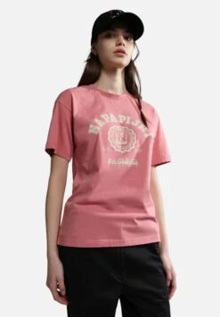 Napapijri Moreno - T-Shirt Imprimé - Pink Lulu