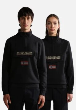 Napapijri Burgee Zip - Sweatshirt - Black