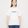 Napapijri S-Box W Ss - T-Shirt Imprimé - Bright White