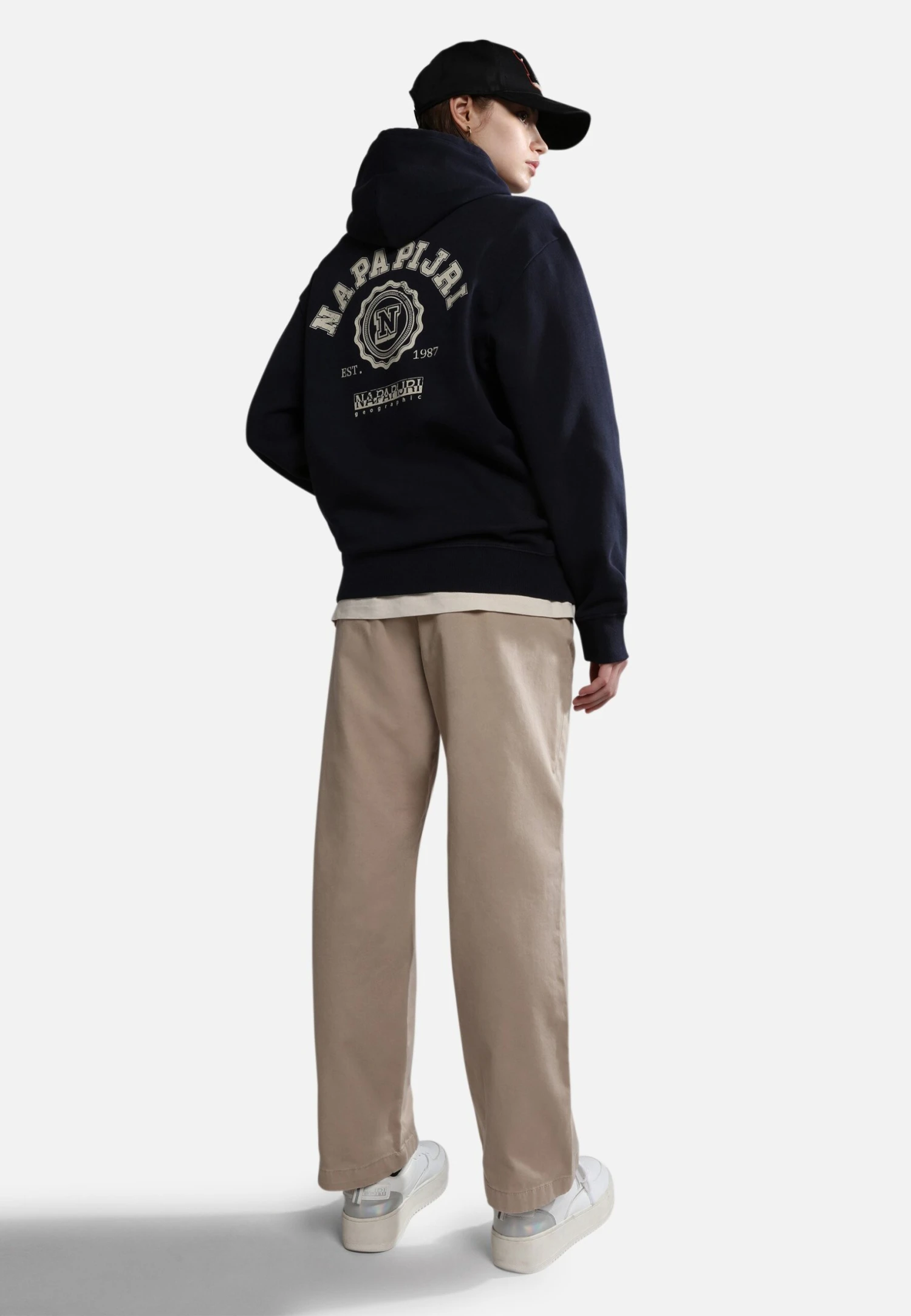 Napapijri Quito Unisex - Sweat À Capuche - Blu Marine 5 Napapijri Quito Unisex - Sweat À Capuche - Blu Marine – Image 5