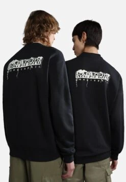 Napapijri Napo Unisex - Sweatshirt - Black -Napapijri 8a170481f5b5497093aa63716c6559d5