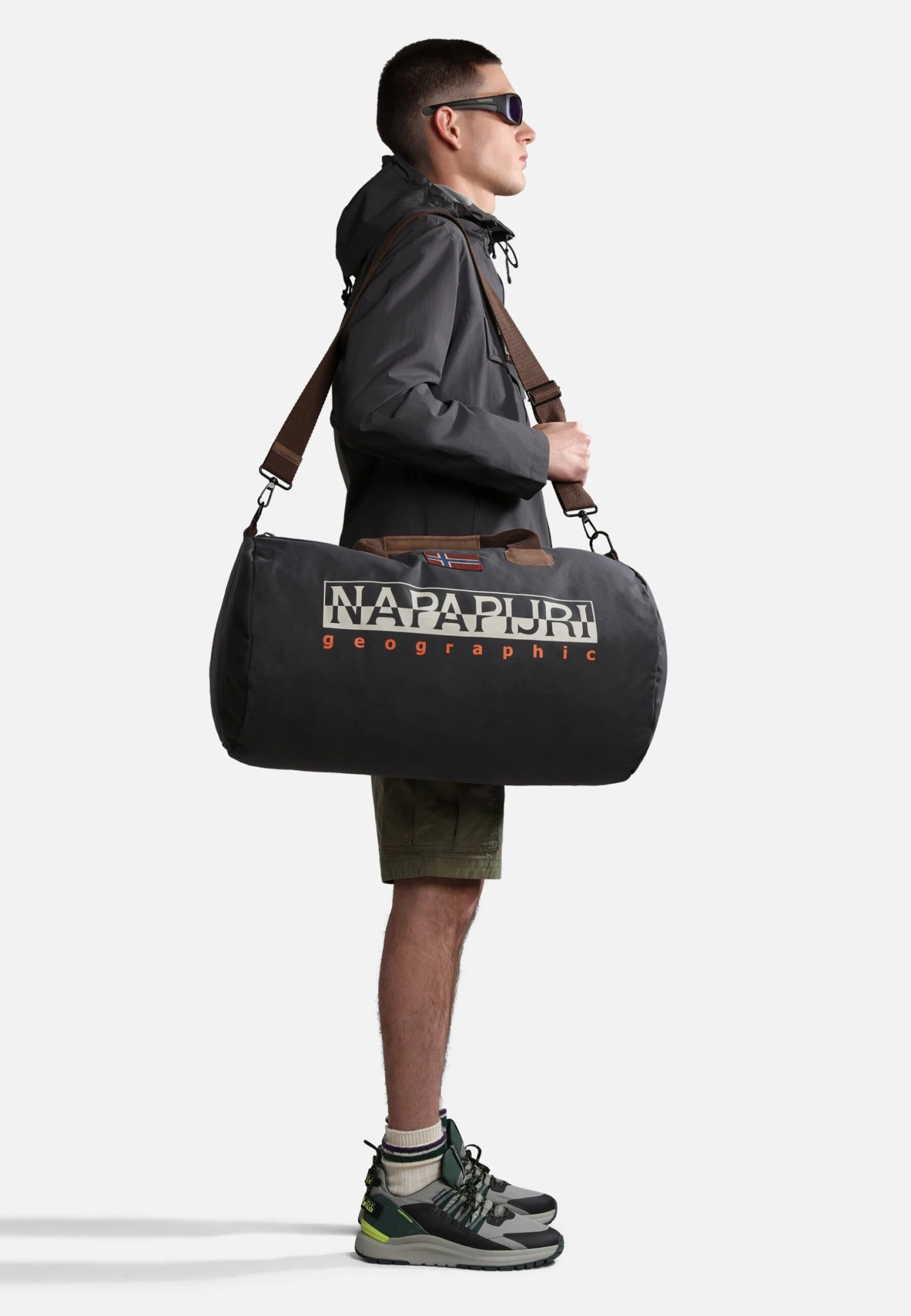 Napapijri Bering - Sac De Sport - Dark Grey Solid 2 Napapijri Bering - Sac De Sport - Dark Grey Solid â Image 2