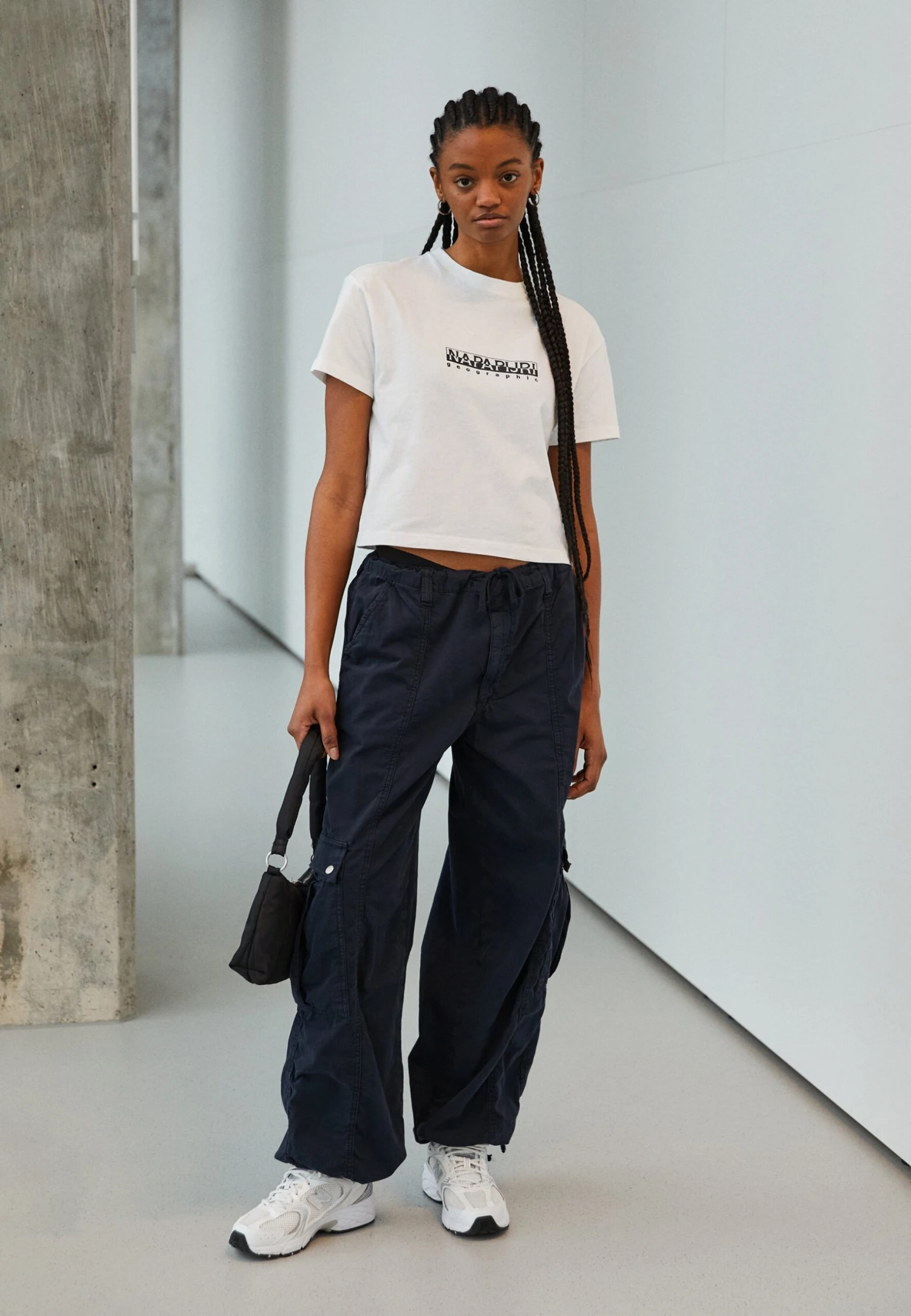 Napapijri Box Crop - T-Shirt Imprimé - Bright White 2 Napapijri Box Crop - T-Shirt Imprimé - Bright White – Image 2