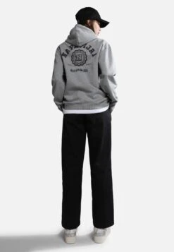 Napapijri Quito Unisex - Sweat À Capuche - Medium Grey Melange -Napapijri 913974c272664dbaa4f4b01ef9d9b2d5