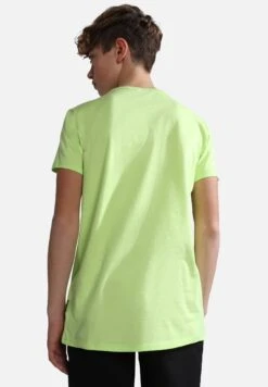 Napapijri S-Box - T-Shirt Imprimé - Green Sharp -Napapijri 924bdf5ab4dc47f18ab68ed5e5fc2ed7
