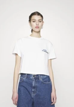 Napapijri Chira Crop - T-Shirt Imprimé - Bright White -Napapijri 9b77848e923843d1b3a4a53584fe6209