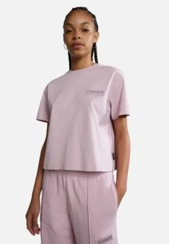 Napapijri S-Morgex W - T-Shirt Basique - Lilac Keep P