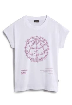Napapijri Isabela - T-Shirt Imprimé - Bright White